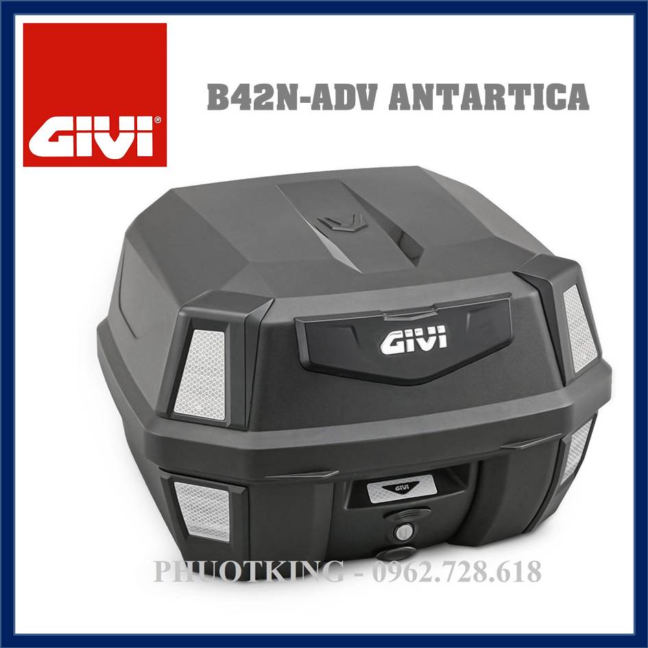 Thùng sau GIVI B42N ADV mẫu mới 2021 chính hãng bảo hành 2 năm