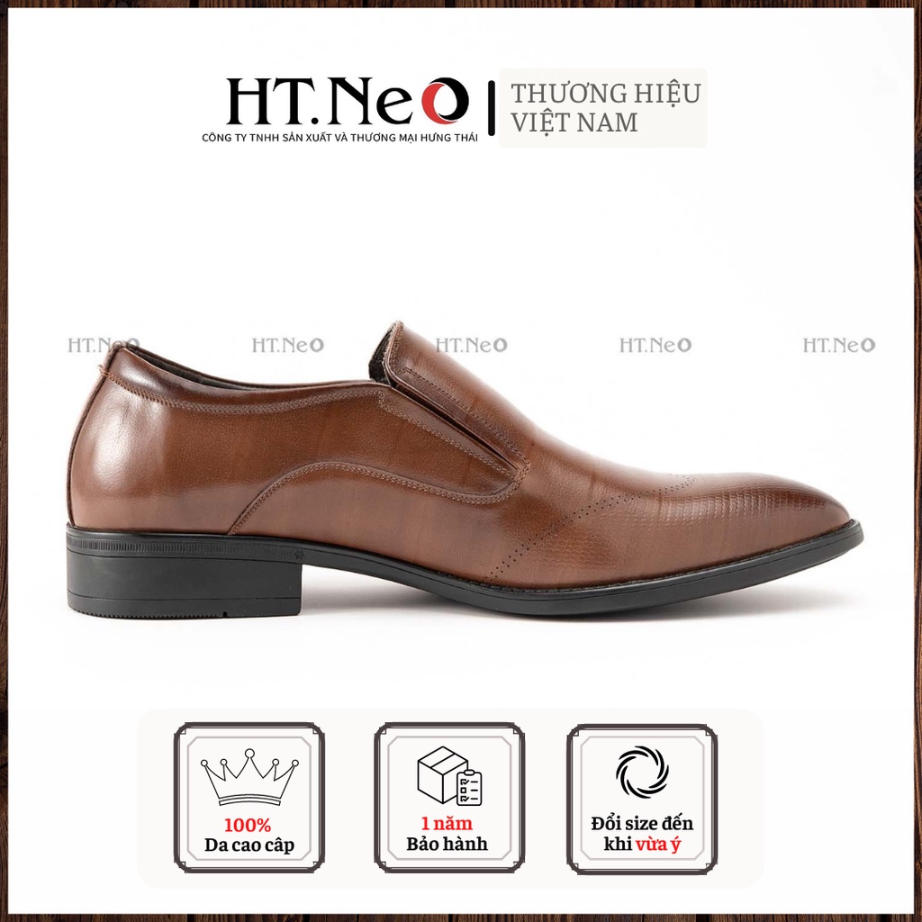 Giày tây nam - Giày tây da bò nam HT.NEO Da bò thật 100%, siêu phẩm THIẾT KẾ SANG TRỌNG, LỊCH LÃM VÀ QUÝ PHÁI GT152