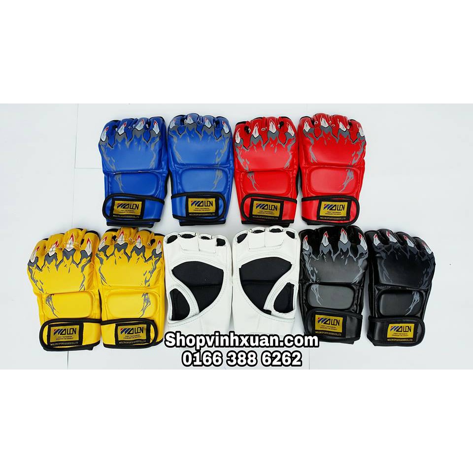 Găng Tay UFC MMA Võ thuật - Găng mma dành cho dân chuyên nghiệp, phòng tập, võ đường - Free size, full màu