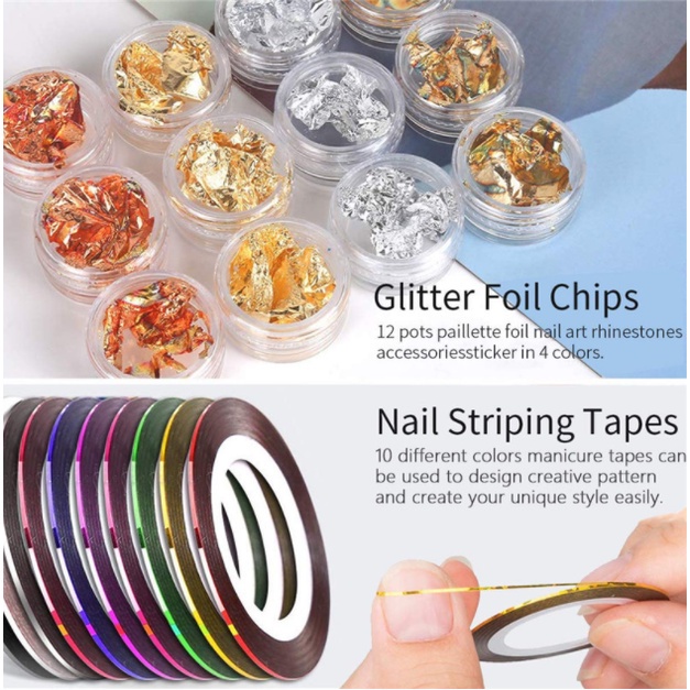 Bộ dụng cụ trang trí móng tay nghệ thuật<br>