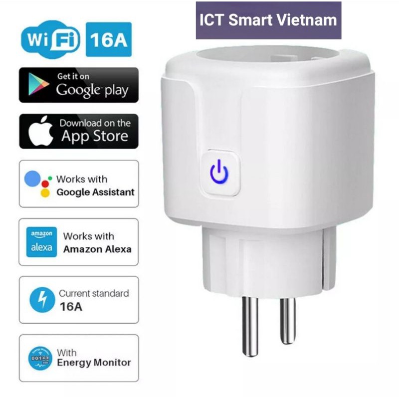 ( Khuyến mãi) Ổ cắm WIFI Smart Life model 2021 thống kê điện tiêu thụ