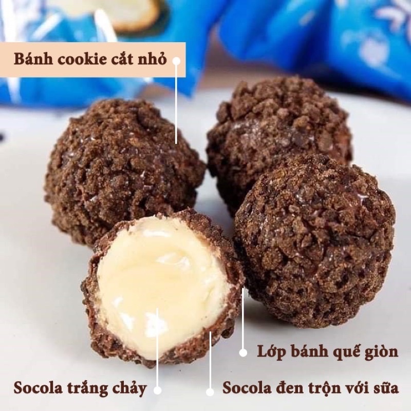 Bánh Oreon Socola Nhân Chảy 3 lớp loại hộp 200gr