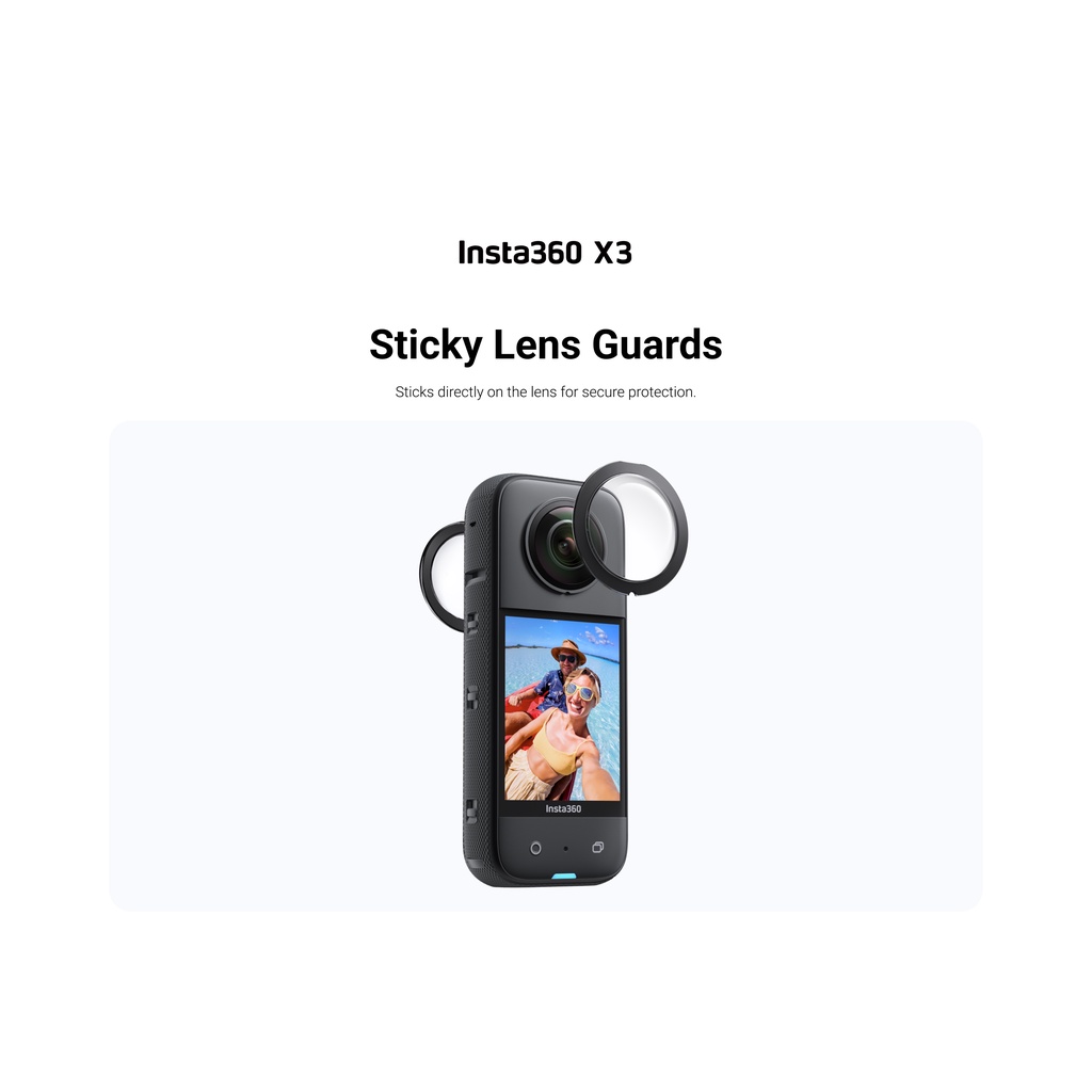 Phụ Kiện Bảo Vệ Ống Kính Máy Ảnh Dính Insta360 X3