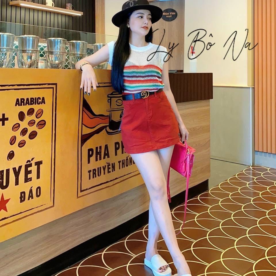 Áo len lưới sát nách sắc màu,thoáng mát,cực dễ mix đồ,hàng quảng châu đẹp mê-Minxy shop