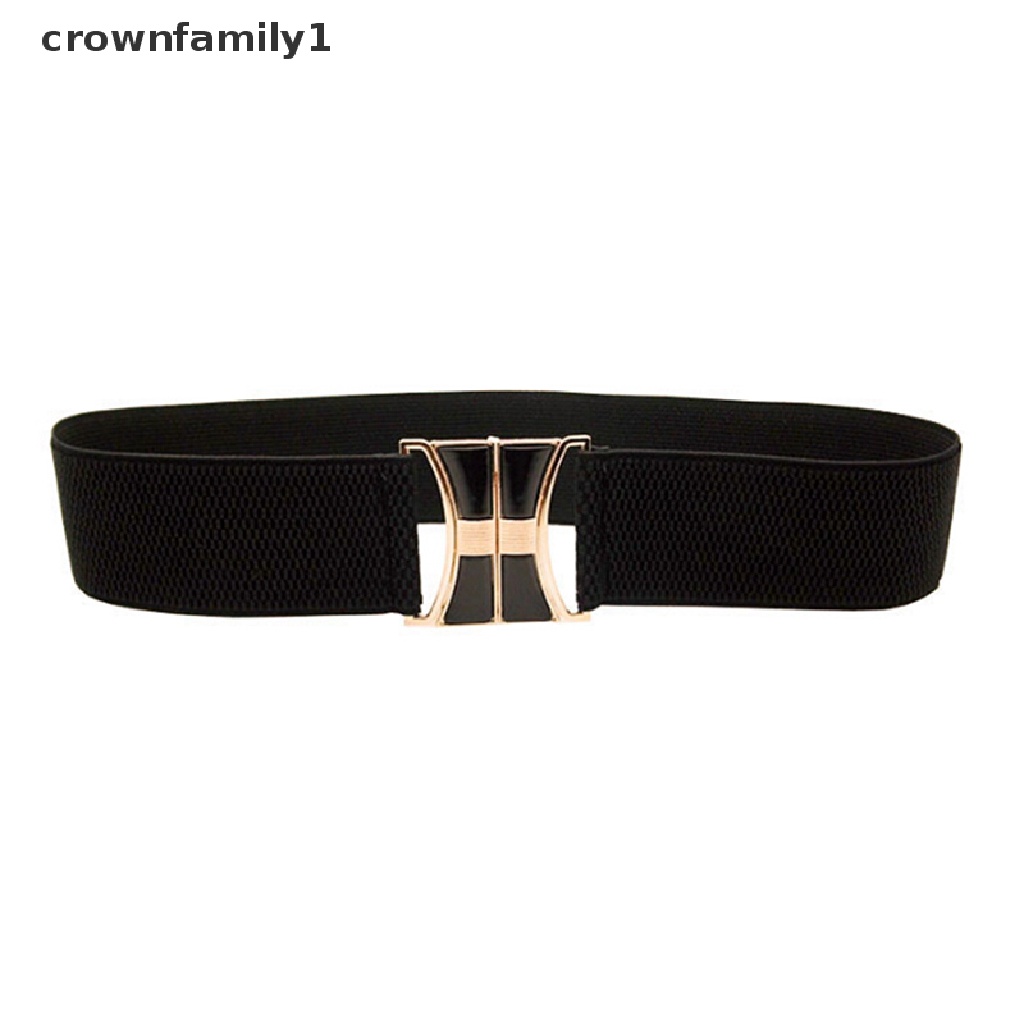 Thắt Lưng Co Giãn Bản Rộng Thời Trang Cho Nữ crownfamily1