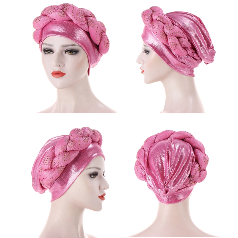 Mũ Turban Kẻ Sọc Thời Trang Cho Nữ