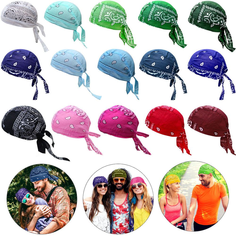 Khăn Trùm Đầu Polyester Thoáng Khí Mau Khô Tiện Dụng Cho Người Đi Xe Đạp