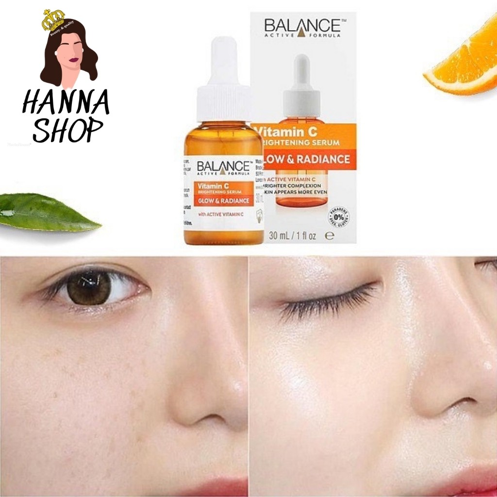 [Freeship]⚡Serum Trắng Da, Mờ Thâm Balance Active Formula Vitamin C Brightening 30ml(nhập khẩu)