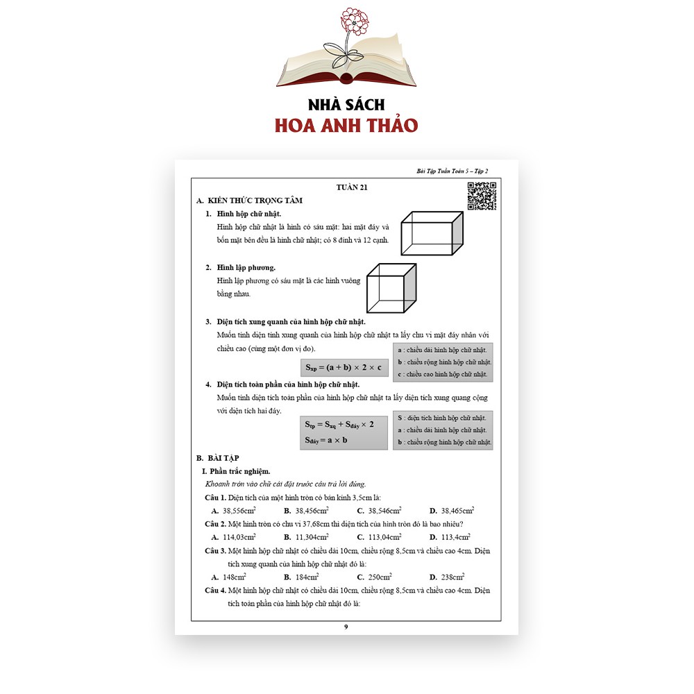 Sách Bài tập tuần Toán và Tiếng Việt lớp 5 học kỳ 2 Bộ 2 quyển