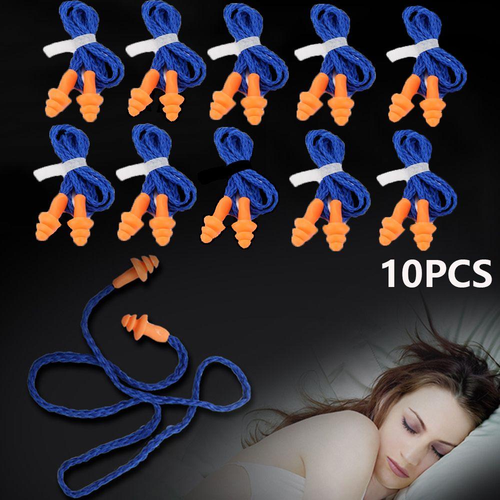 Bộ 10 Nút Bịt Tai Bằng Silicone Mềm Chống Ồn Hình Cây Thông Giáng Sinh