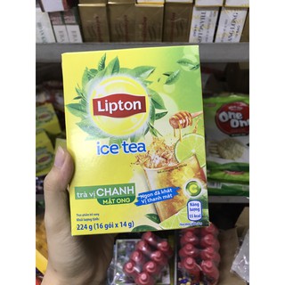 (ẢNH THẬT NHÀ CHỤP) Trà Lipton ICETEA hòa tan hộp 16 gói