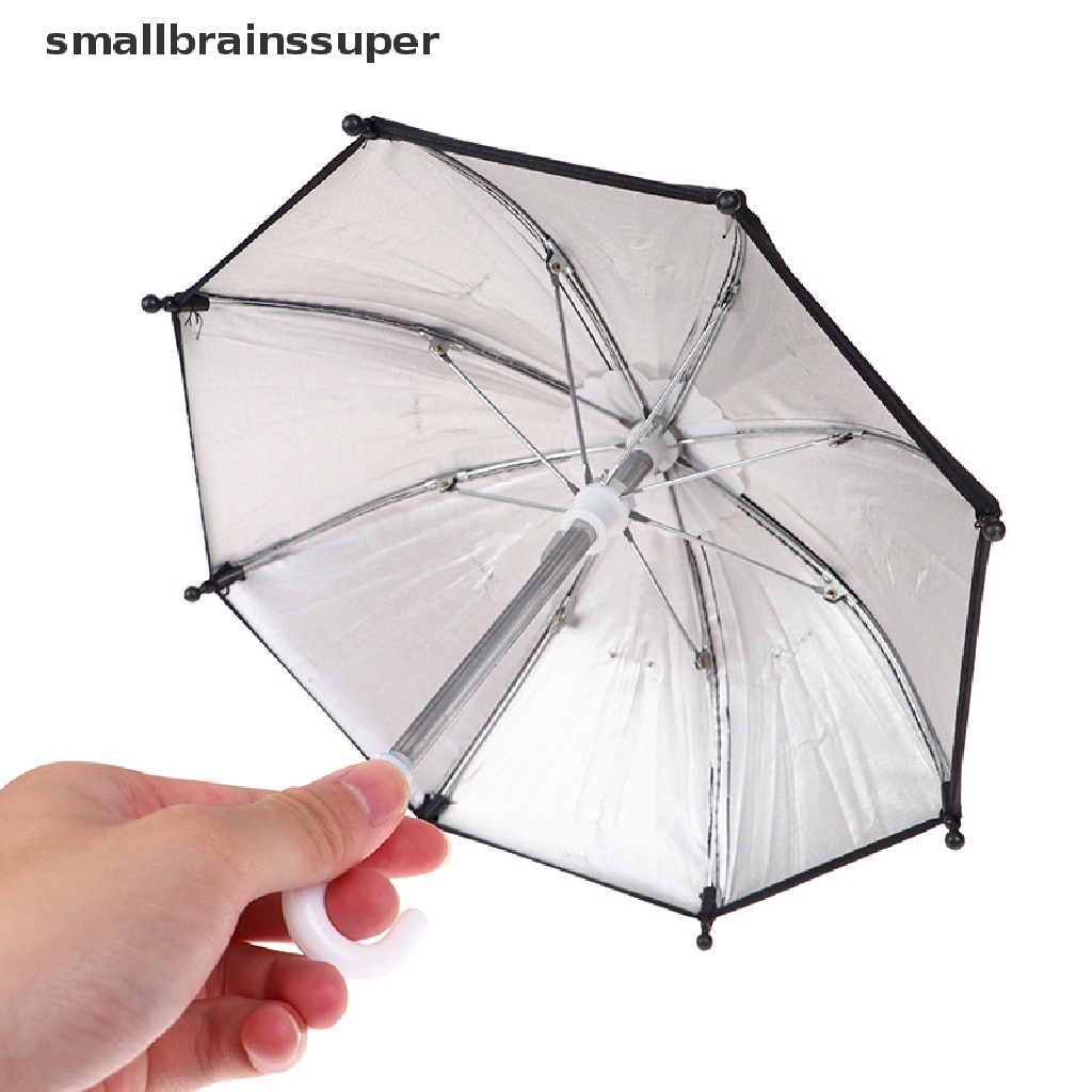 Dù Che Nắng Mini Tự Động Bằng Polyester Kèm Giá Đỡ Điện Thoại Gắn Xe Đạp