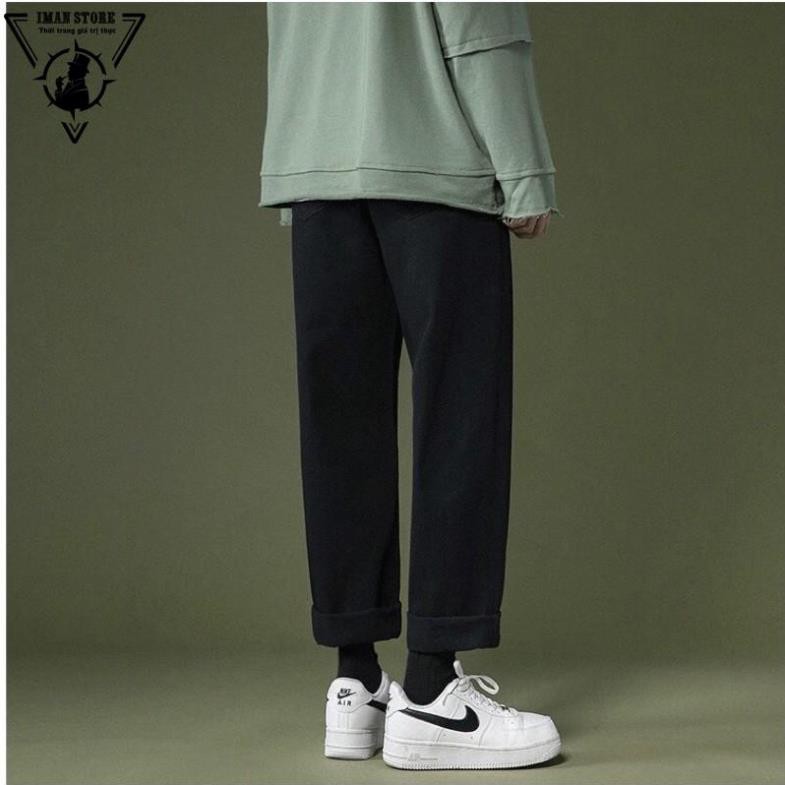 Quần baggy, jean nam, xanh sáng TR03, ống suông, rộng style hàn quốc 2022