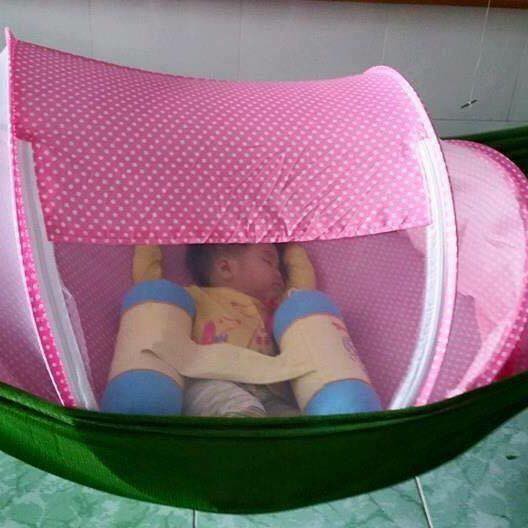 Màn ngủ chụp chống muỗi cho bé