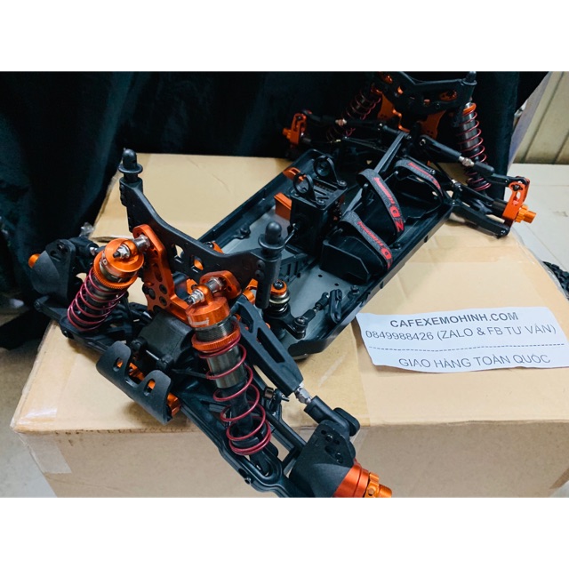 Monster truck kim loại size siêu to 1/8 frame kit