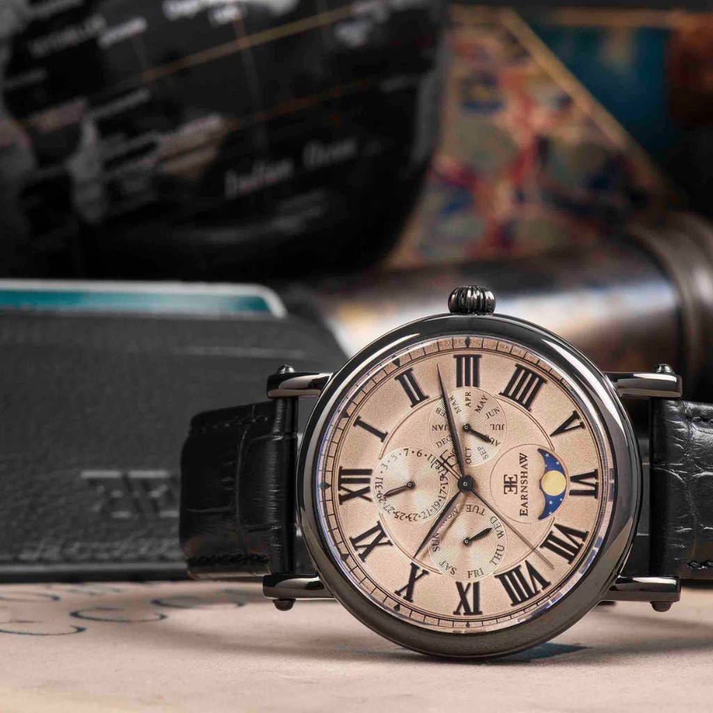 Đồng Hồ Nam CHính Hãng THOMAS EARNHAW ES-8031-05 Tặng Kèm Dây Da Cao Cấp