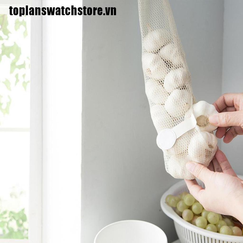 Túi Lưới Thoáng Khí Đựng Hành Tỏi Rau Củ Quả Treo Nhà Bếp