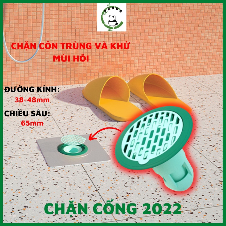 Bộ ngăn mùi thoát sàn PANDA ngăn mùi hôi cống cao cấp - Phễu thoát sàn chống mùi hôi, Chặn côn trùng lỗ thoát nước