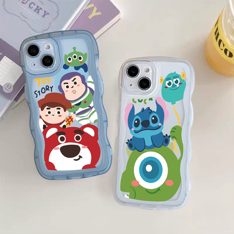 Ốp lưng iphone Ốp Điện Thoại Silicone Mềm Trong Suốt In Hình Stitch Cho iPhone 13 pro max iPhone 11 iPhone