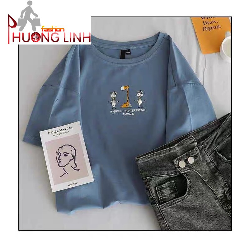 Áo thun nam nữ hình hưu cao cổ form rộng tay lỡ - Thời Trang Phương Ling - Bảo hành 7 ngày -120520201019 | BigBuy360 - bigbuy360.vn