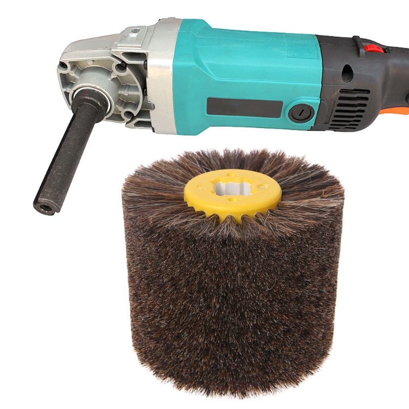 Bánh Xe Mài Đánh Bóng Đầu Tròn Bằng Lông Ngựa Chuyên Dụng Cho Chế Tác Gỗ