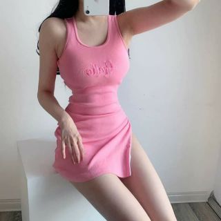 Váy hồng xinh xắn live 203