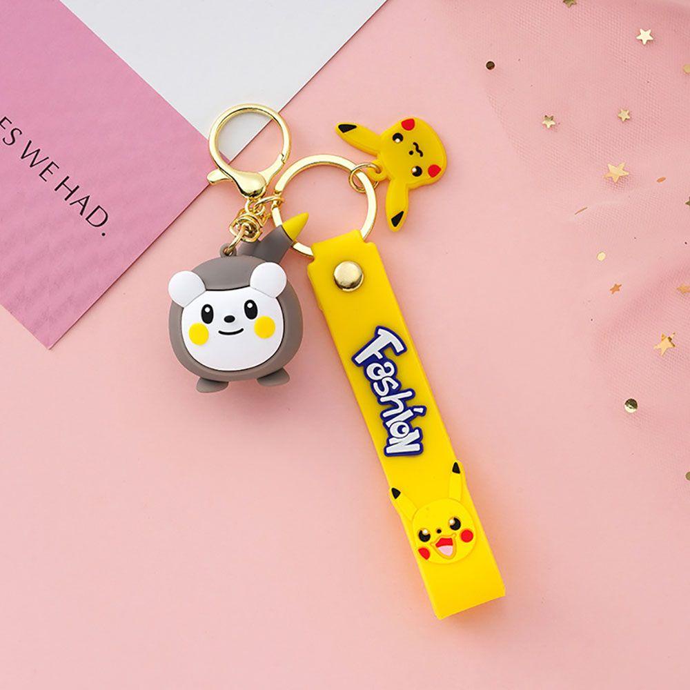LANFY Móc Khóa Hình Pikachu Hoạt Hình Đáng Yêu