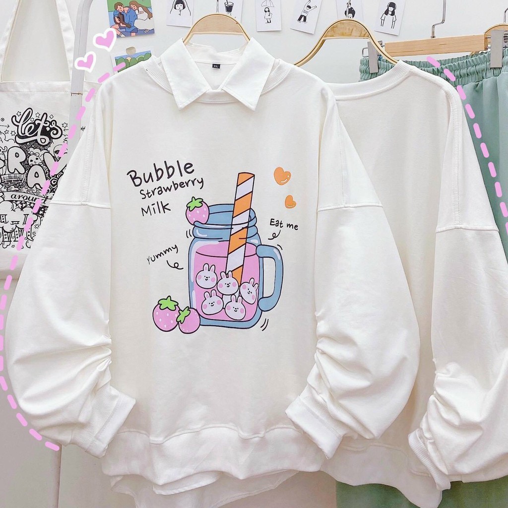 Áo sweater Milktea cực cute N261210