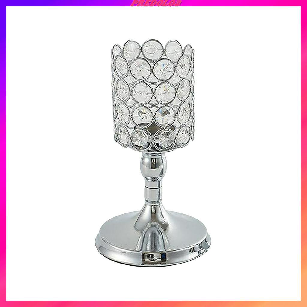 Crystal Tealight Candle Holders Wedding Table Centerpiece Home Decor Gold