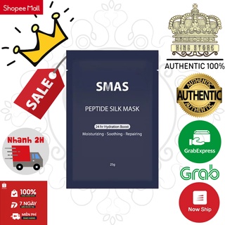 Mặt nạ smas peptide silk mask cấp ẩm làm dịu da, mặt nạ dưỡng và phục hồi da smas peptide silk mask nhật bản