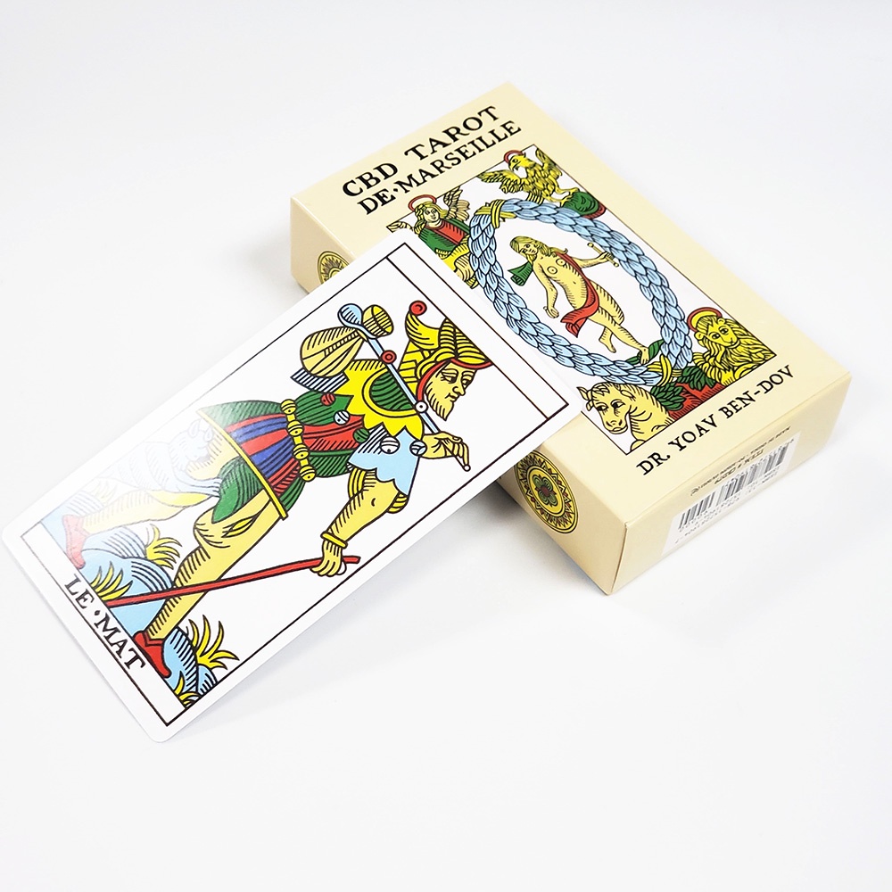 [Size Gốc] Bộ Bài CBD Tarot De:Marseille 7x12 Cm Tặng Đá Thanh Tẩy S39