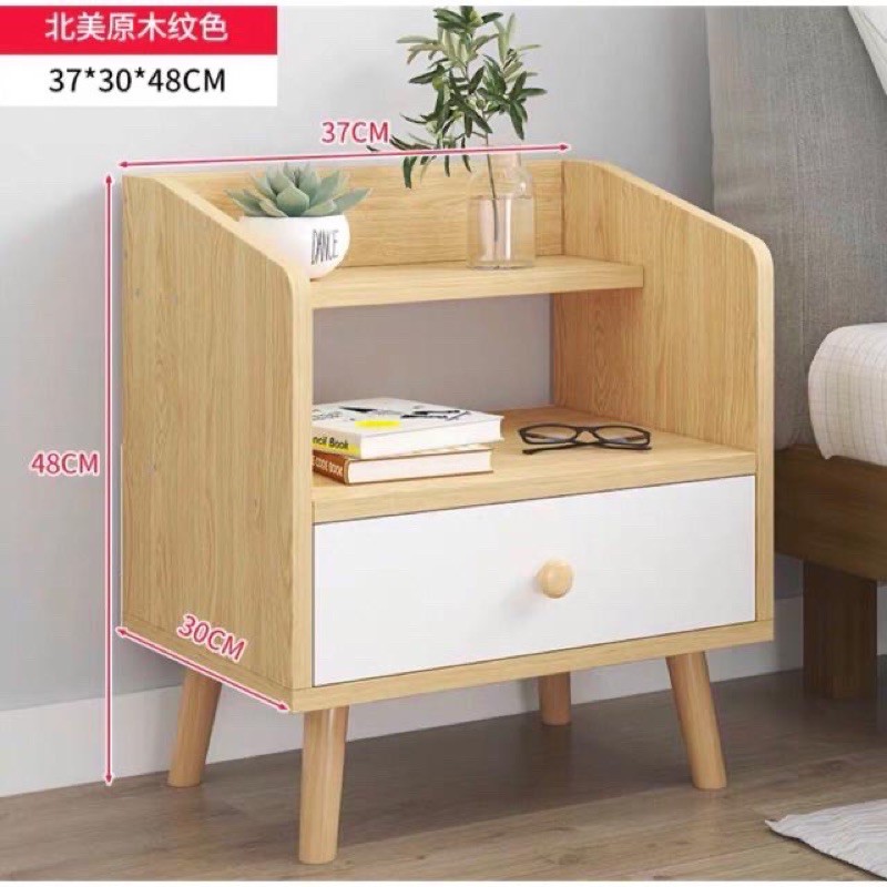 Tủ đầu giường 2 ngăn kéo - (SẴN MÀU VÀNG 2 ngăn) | BigBuy360 - bigbuy360.vn