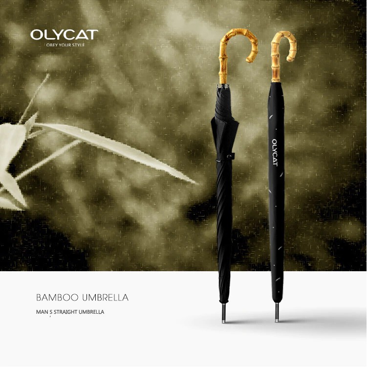 OLYCAT Ô dù cao cấp cán dài chống tia UV - Mẫu 122cm