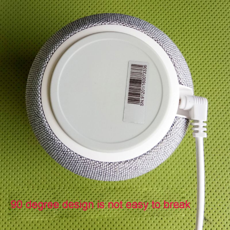 【3C】Dây cáp tăng áp 1m 90 độ USB 5V sang 12V 5.5x2.1mm màu trắng cho loa/ máy ảnh WiFi | BigBuy360 - bigbuy360.vn