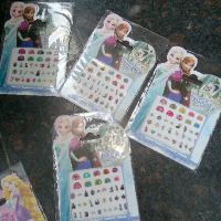 Dán móng tay elsa cho bé (combo 25 cái)