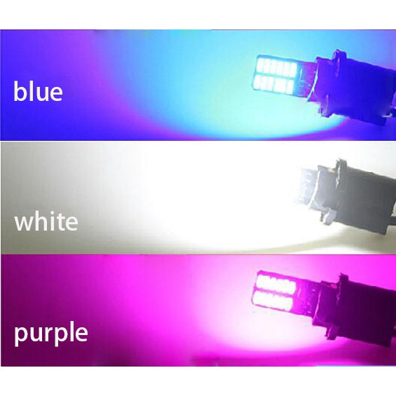 Bộ 2 Bóng Đèn LED T10 W5W 4014 24 Chip Cho Xe Hơi