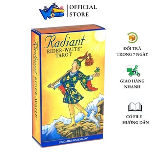 Bộ Bài Radiant Rider-Waite Tarot – Tin Edition G7 Cao Cấp