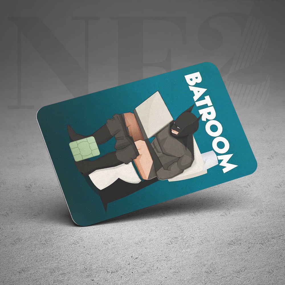 BATMAN - Decal Sticker Thẻ ATM  Miếng Dán Trang Trí NF2 Cards