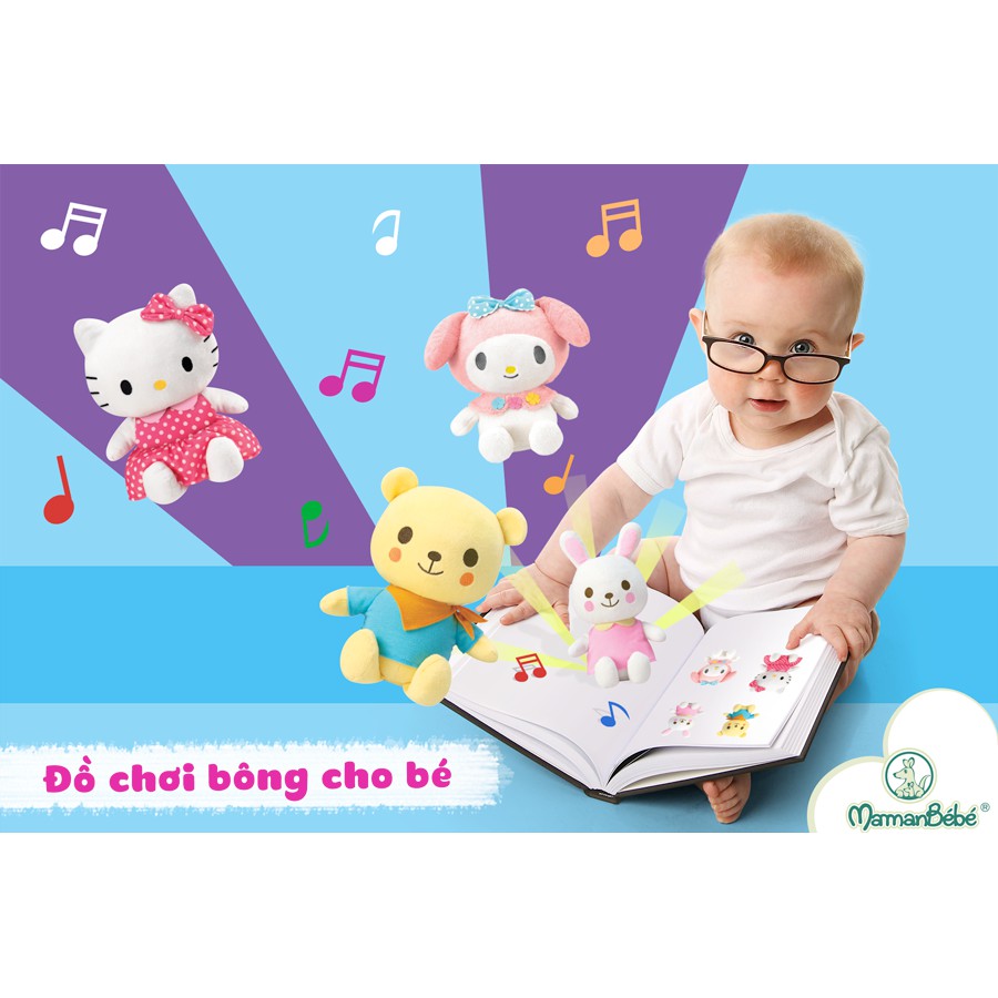 (MamanBébé chính hãng) (DUY NHẤT THÁNG 12 - MUA 2 GIẢM 10%) Gấu bông thân thiện Combi