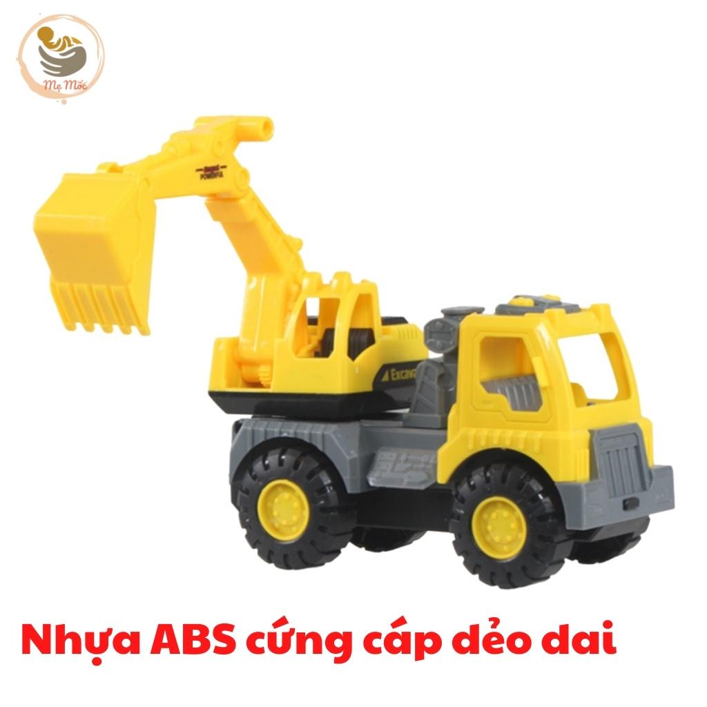 Set 4 Xe Ô Tô Đồ Chơi Cho Bé, Set Đồ Chơi 4 Ô Tô Công Trình Nhiều Màu Sắc, Mẹ Mốc Shop
