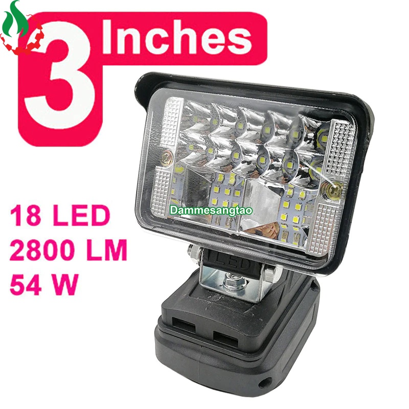 Đèn led siêu sáng chân pin makita