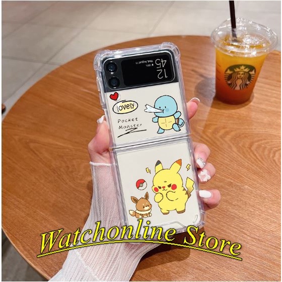 Ốp lưng chống va đập in Q 2 cho Samsung Galaxy Z Flip4 5G / Z Flip 4 / Z Flip3 5G / Z Flip 3