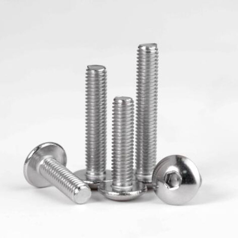 Bu lông lục giác đầu tròn bằng inox 304 kích thước m3 m4