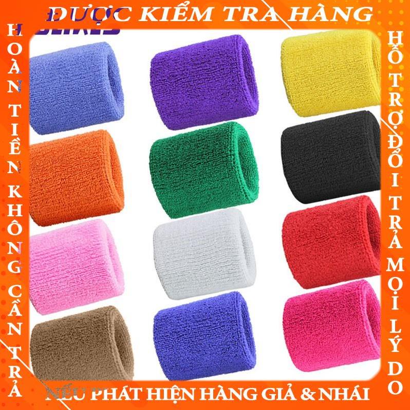 Combo 2 Chiếc Băng Đeo Thấm Hút Mồ Hôi Bảo Vệ Cổ Tay Hỗ Trợ Tập Thể Thao BO11 qnguyen