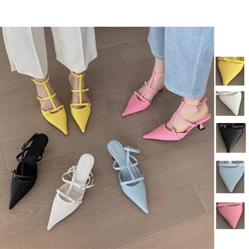 Sandals gót thấp ko