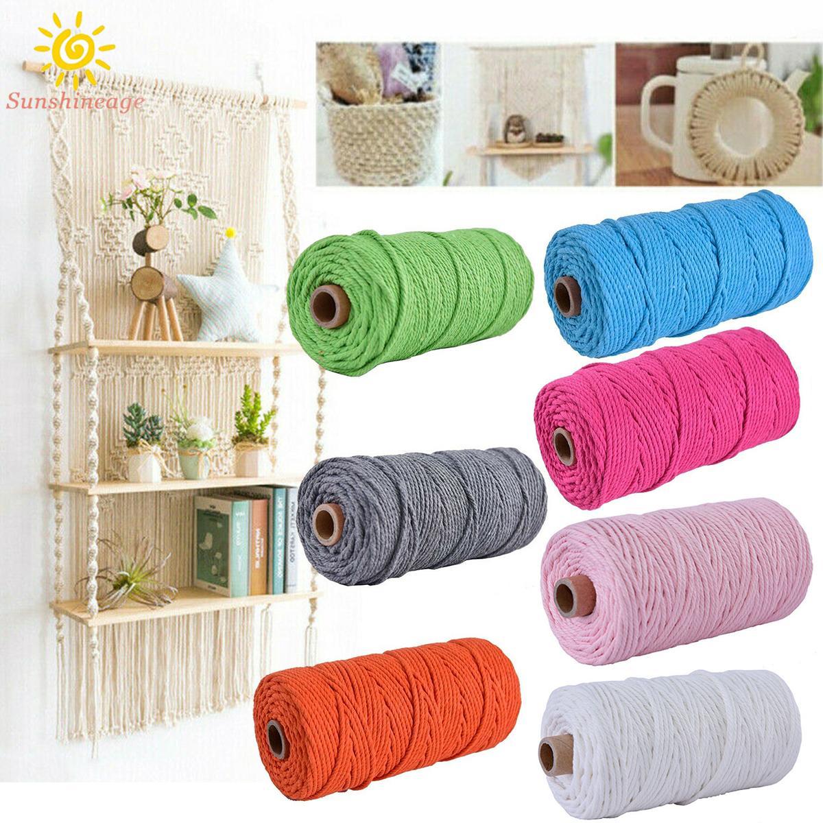 Dây Thừng Cotton Treo Rèm Cửa 2mm X 100m