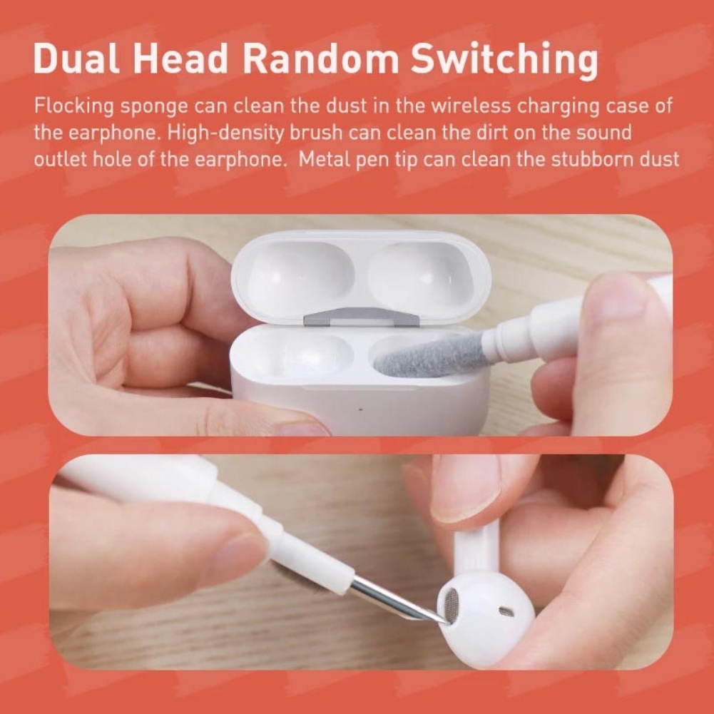 Bút vệ sinh tai nghe Bluetooth Airpods 1/2/3/Pro đầu cọ mềm nhỏ gọn