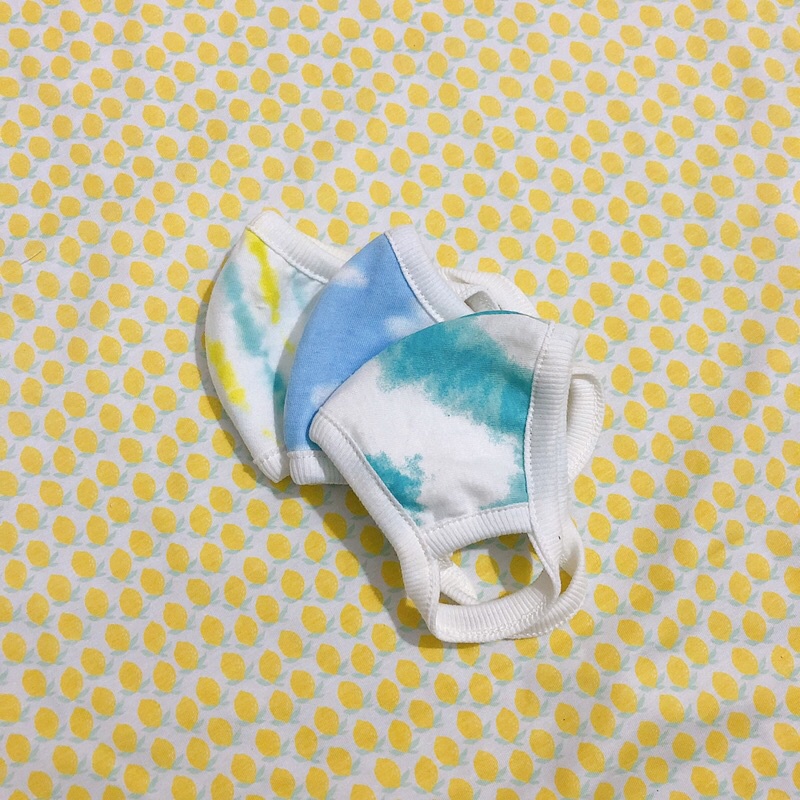 Khẩu trang 2 lớp 100% cotton siêu mềm,siêu thoáng cho bé