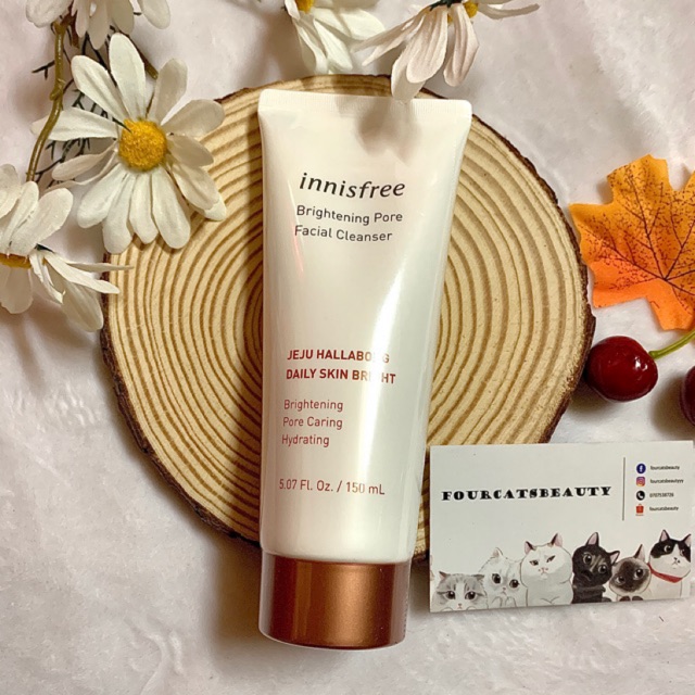 Sữa Rửa Mặt Dưỡng Da Trắng Sáng Innisfree Brightening Pore Facial Cleanser Ex