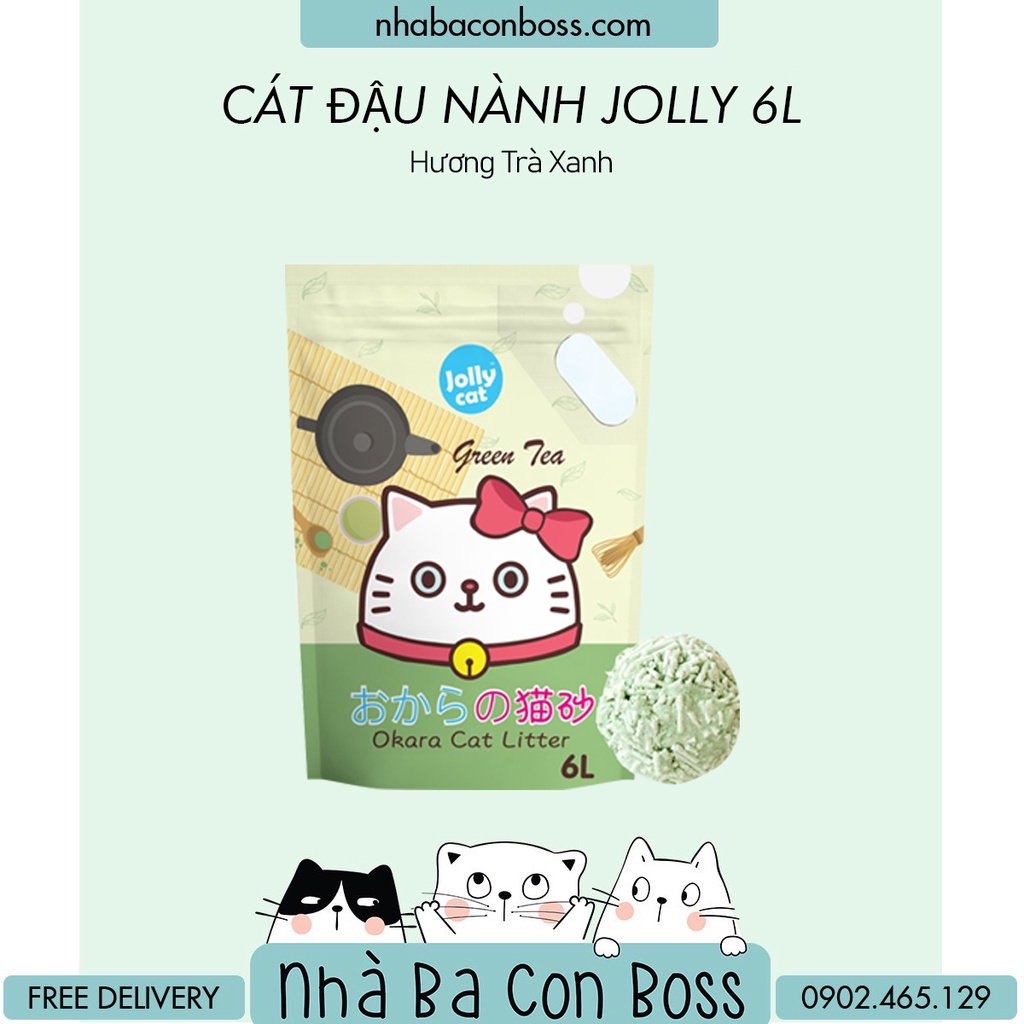 Cát Vệ Sinh Cho Mèo Jolly Bao 6L
